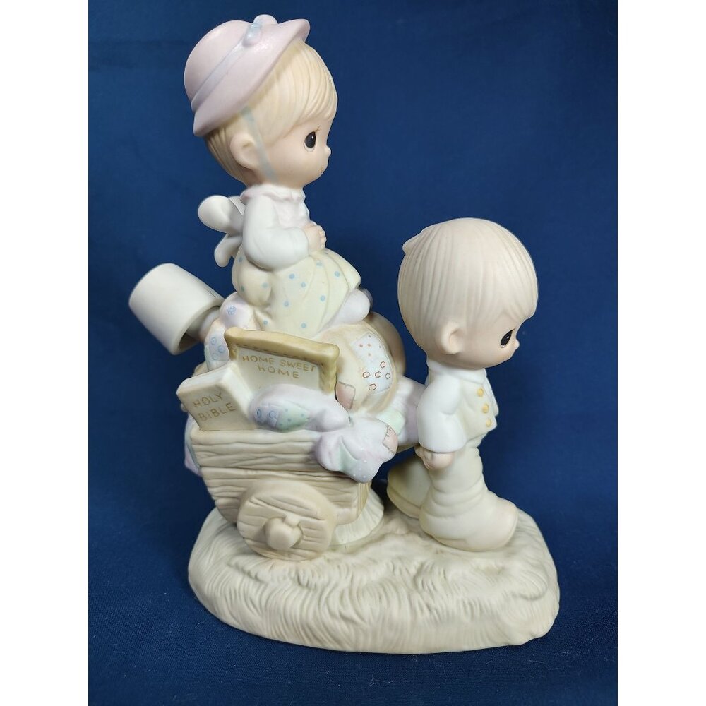 Precious Moments "Walking By Faith" Figurine # E-3117, 1979